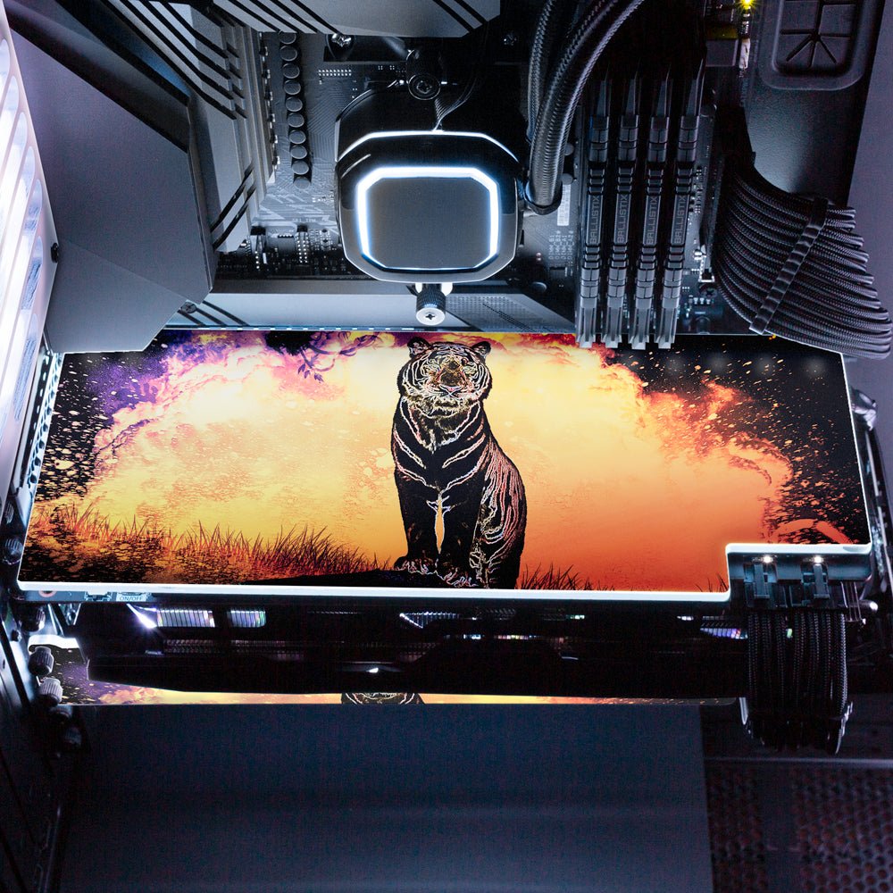 Soul of the Tiger RGB GPU Backplate - Donnie Art - V1Tech