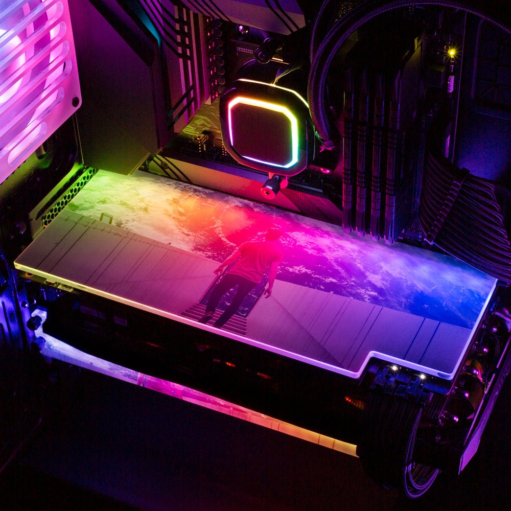 Space Wanderer RGB GPU Backplate - Perphotal - V1Tech