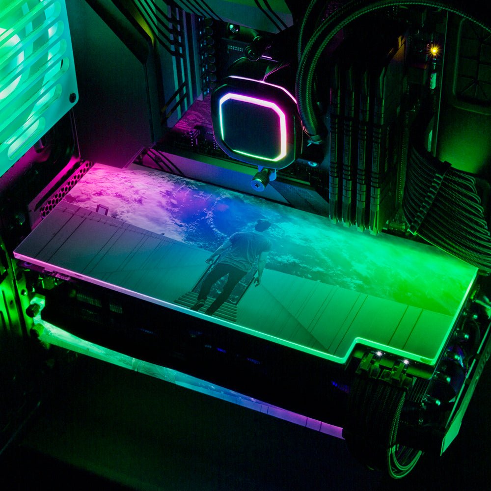 Space Wanderer RGB GPU Backplate - Perphotal - V1Tech