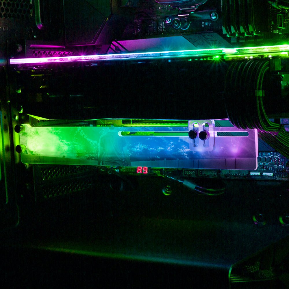 Space Wanderer RGB GPU Support Bracket - Perphotal - V1Tech