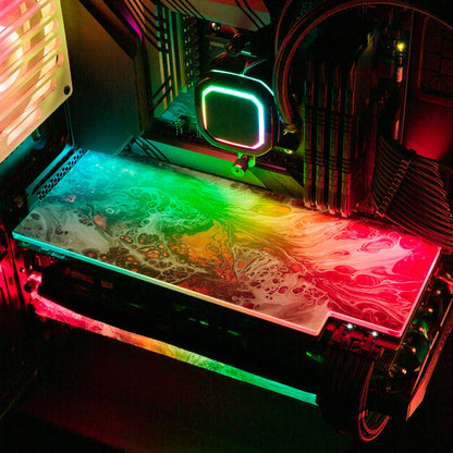 Spitting Venom RGB GPU Backplate - Geoglyser - V1Tech