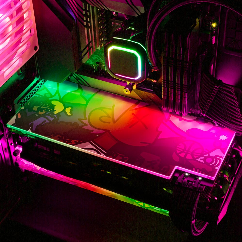 Spotlight RGB GPU Backplate - Utopia Graphix - V1Tech