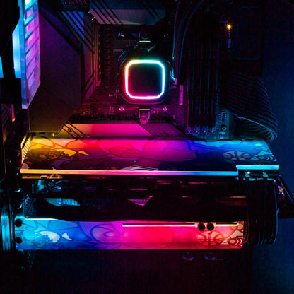 Spotlight RGB GPU Backplate - Utopia Graphix - V1Tech