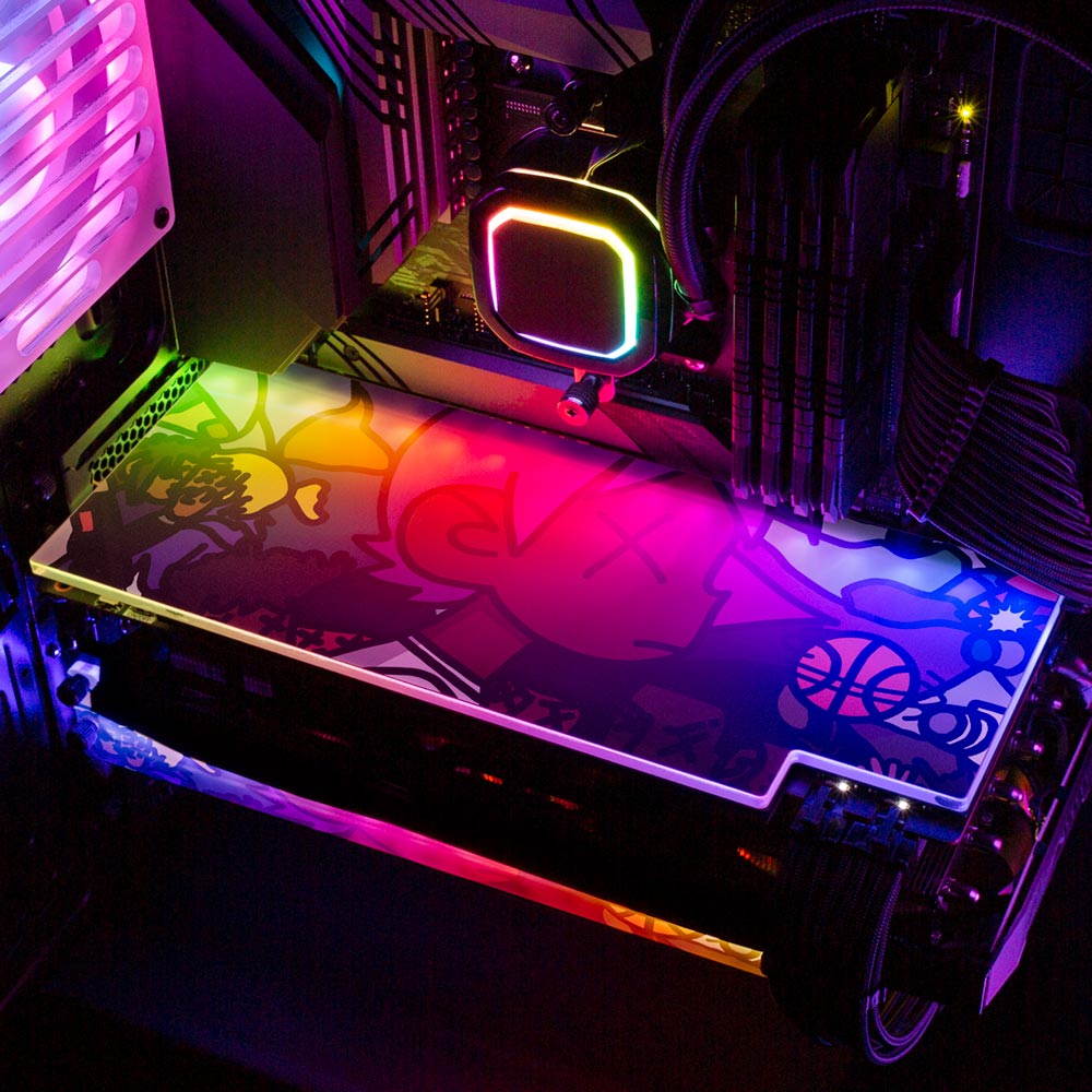 Spotlight RGB GPU Backplate - Utopia Graphix - V1Tech