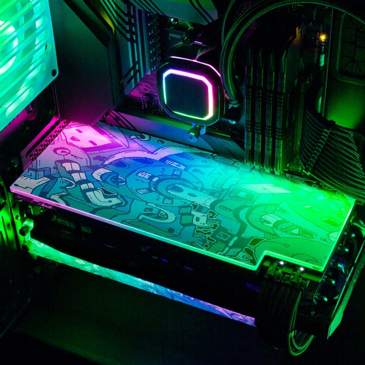 Spurce RGB GPU Backplate - Dune Haggar - V1Tech