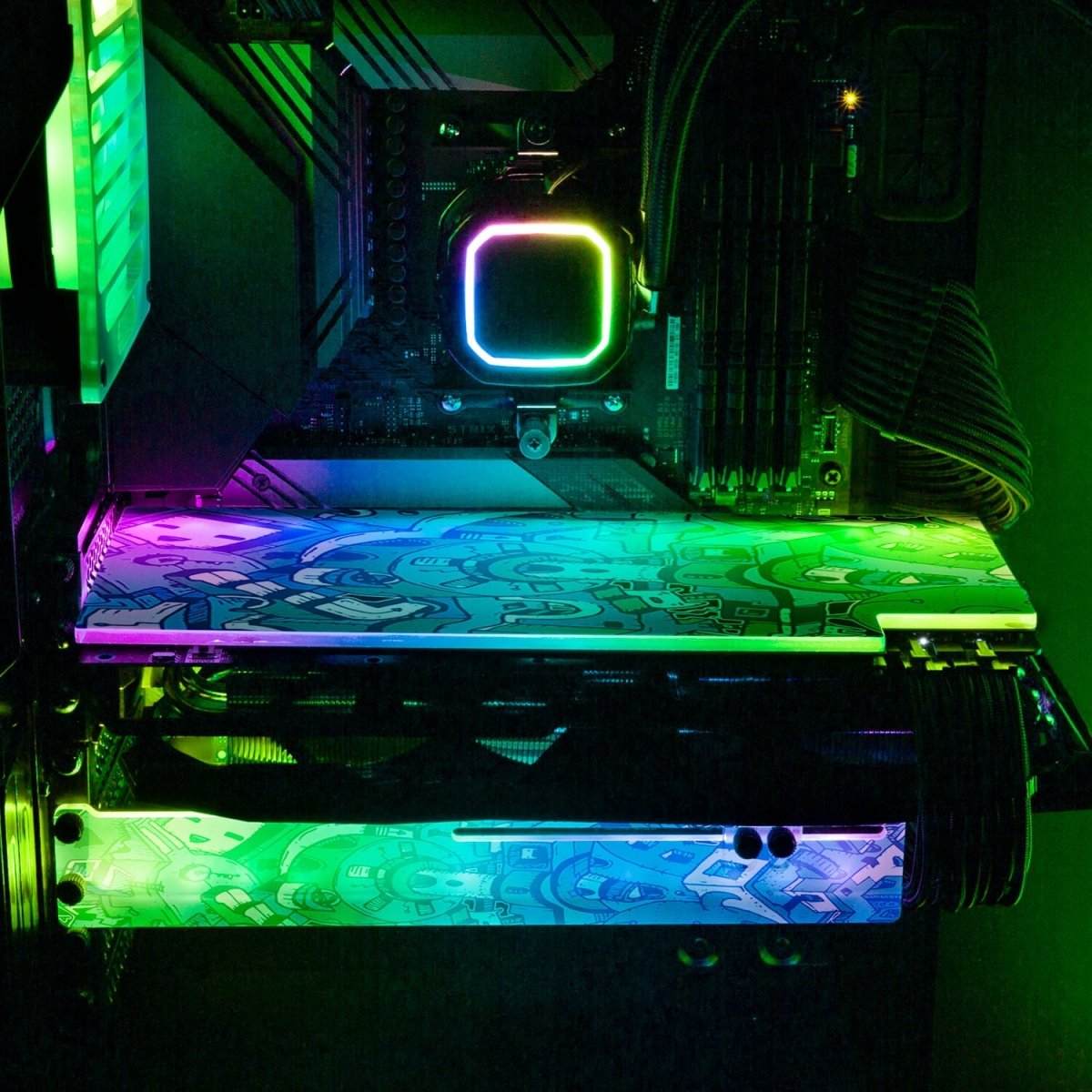 Spurce RGB GPU Backplate - Dune Haggar - V1Tech