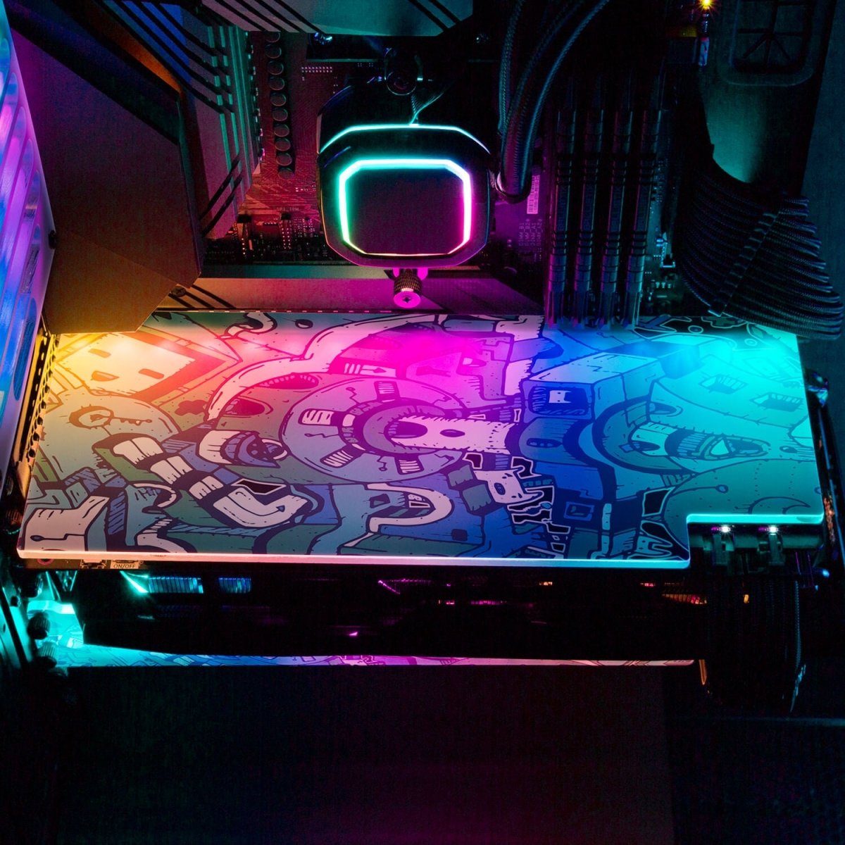 Spurce RGB GPU Backplate - Dune Haggar - V1Tech