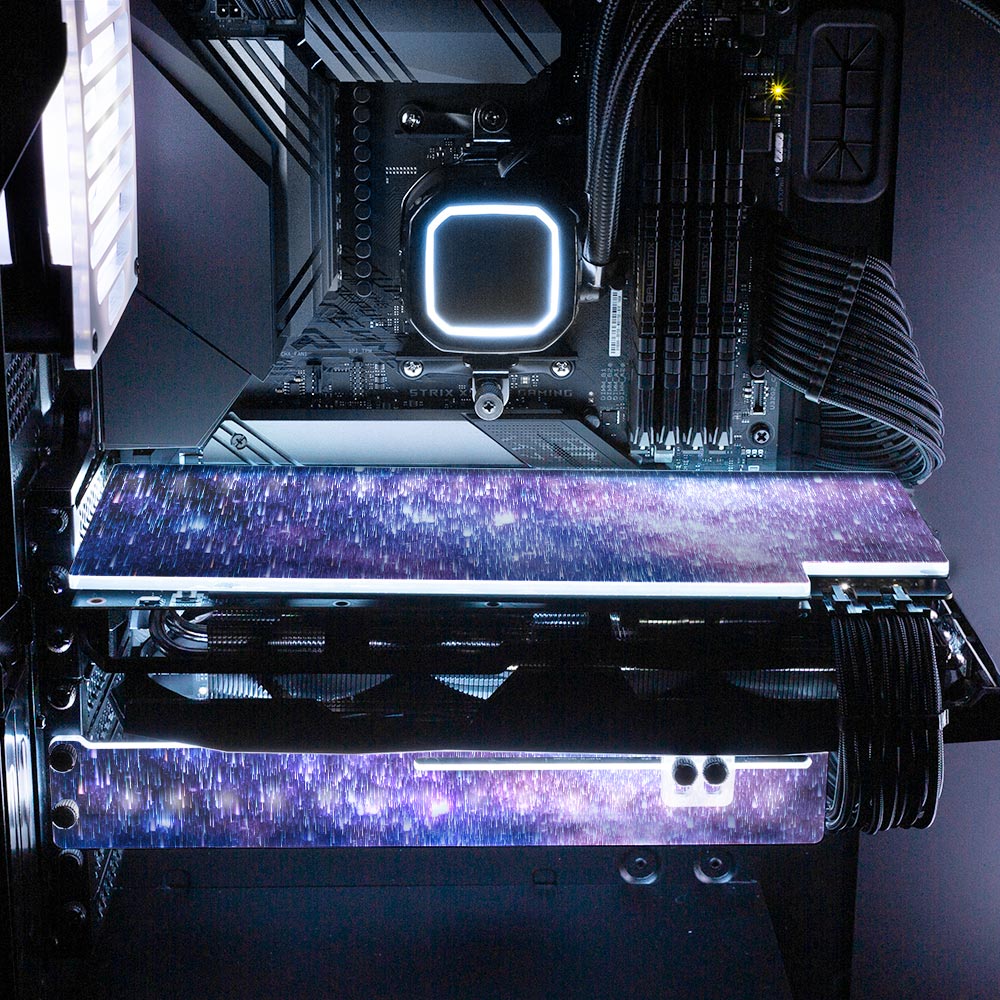 Star Falling RGB GPU Backplate - Ismaeel Shaikh - V1Tech