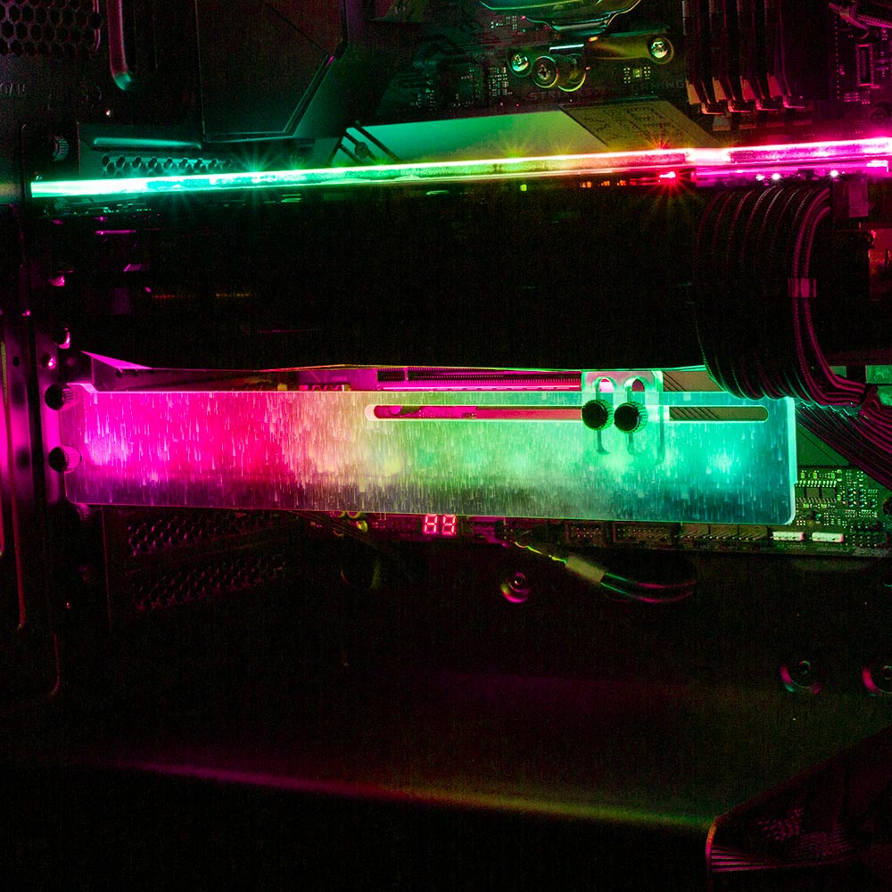 Star Falling RGB GPU Support Bracket - Ismaeel Shaikh - V1Tech