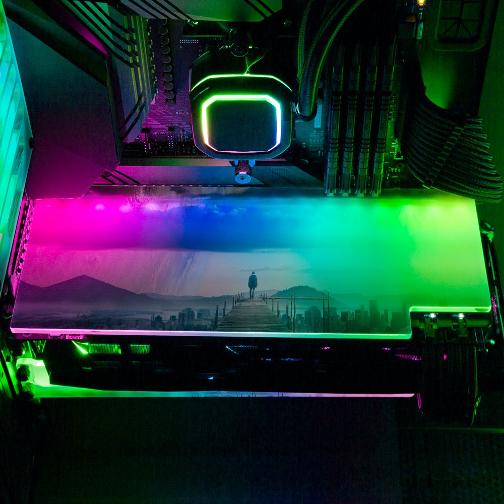 Staring at Something Far Away RGB GPU Backplate - Perphotal - V1Tech