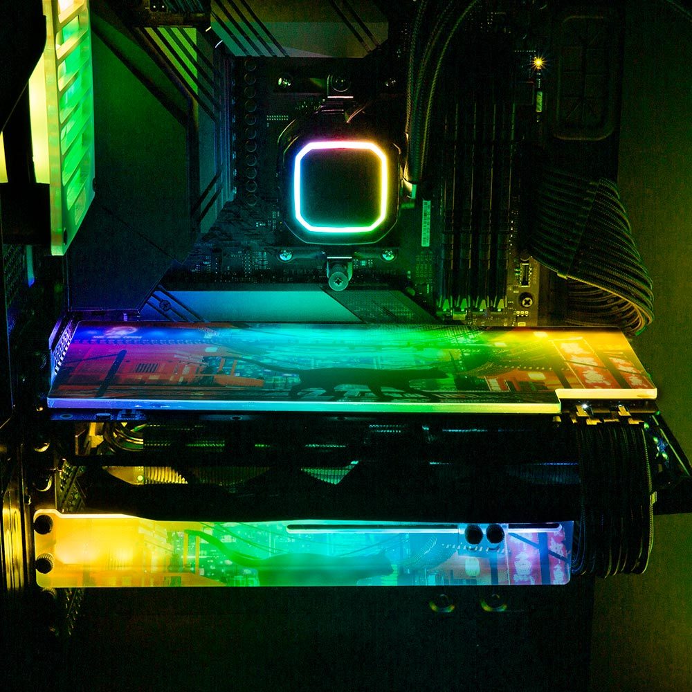 Started From the Bottom RGB GPU Backplate - Dan Giuz - V1Tech