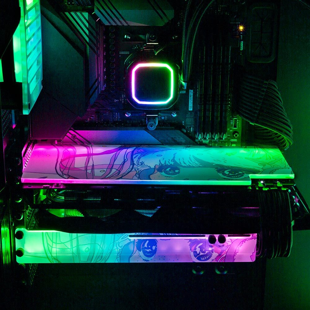 Sundae Girl RGB GPU Backplate - Annicelric - V1Tech