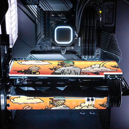 Sunflower Heaven RGB GPU Support Bracket - Utopia Graphix - V1Tech