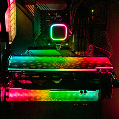 Sunflower RGB GPU Backplate - Guedda HM - V1Tech