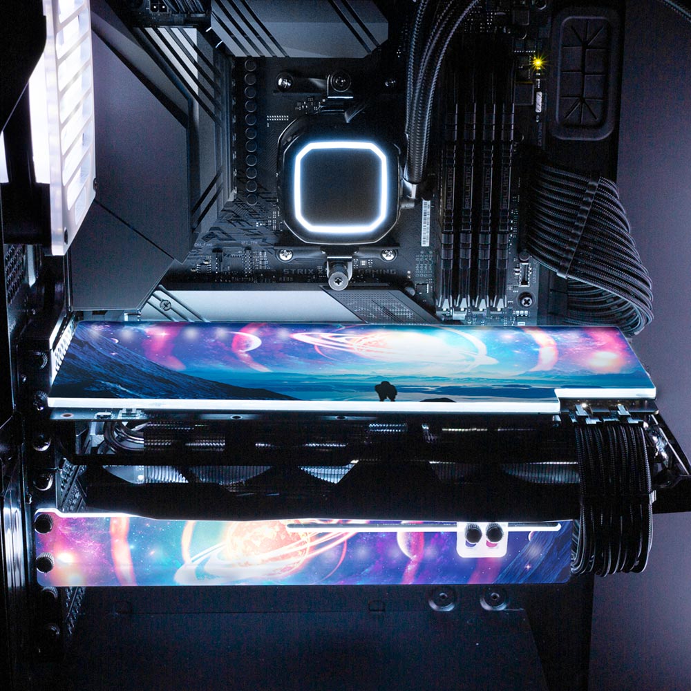 Surreal Planet RGB GPU Support Bracket - Ismaeel Shaikh - V1Tech