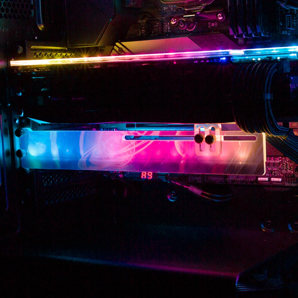 Surreal Planet RGB GPU Support Bracket - Ismaeel Shaikh - V1Tech