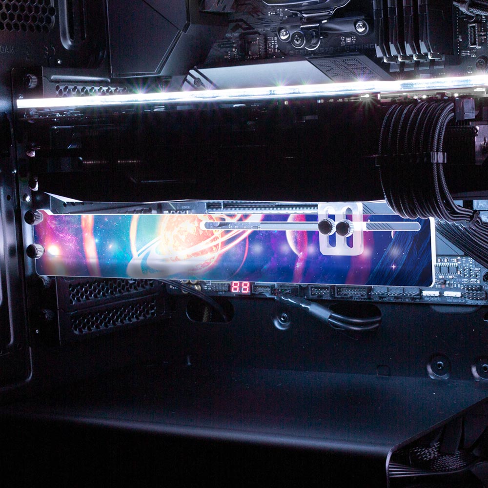 Surreal Planet RGB GPU Support Bracket - Ismaeel Shaikh - V1Tech