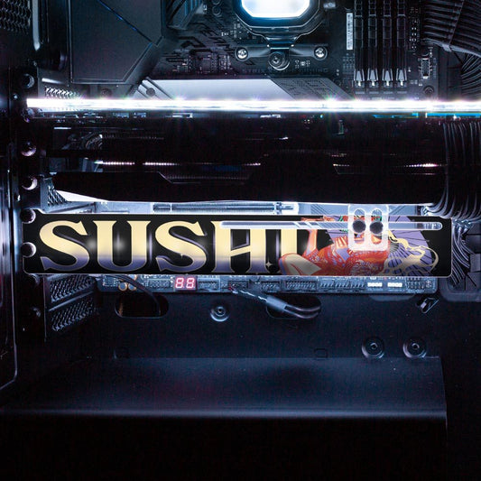 Sushi Perched Geisha RGB GPU Support Bracket - HeyMoonly - V1Tech