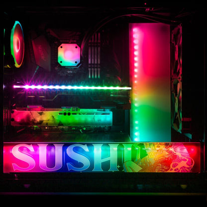 Sushi Perched Geisha RGB PSU Shroud Cover - HeyMoonly - V1Tech