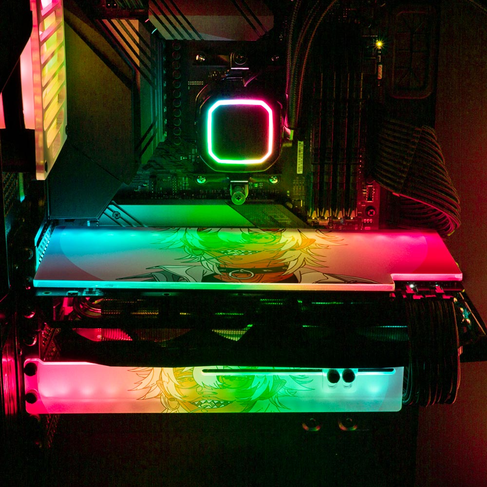 Sweet Tooth RGB GPU Backplate - Kuurakuu - V1Tech