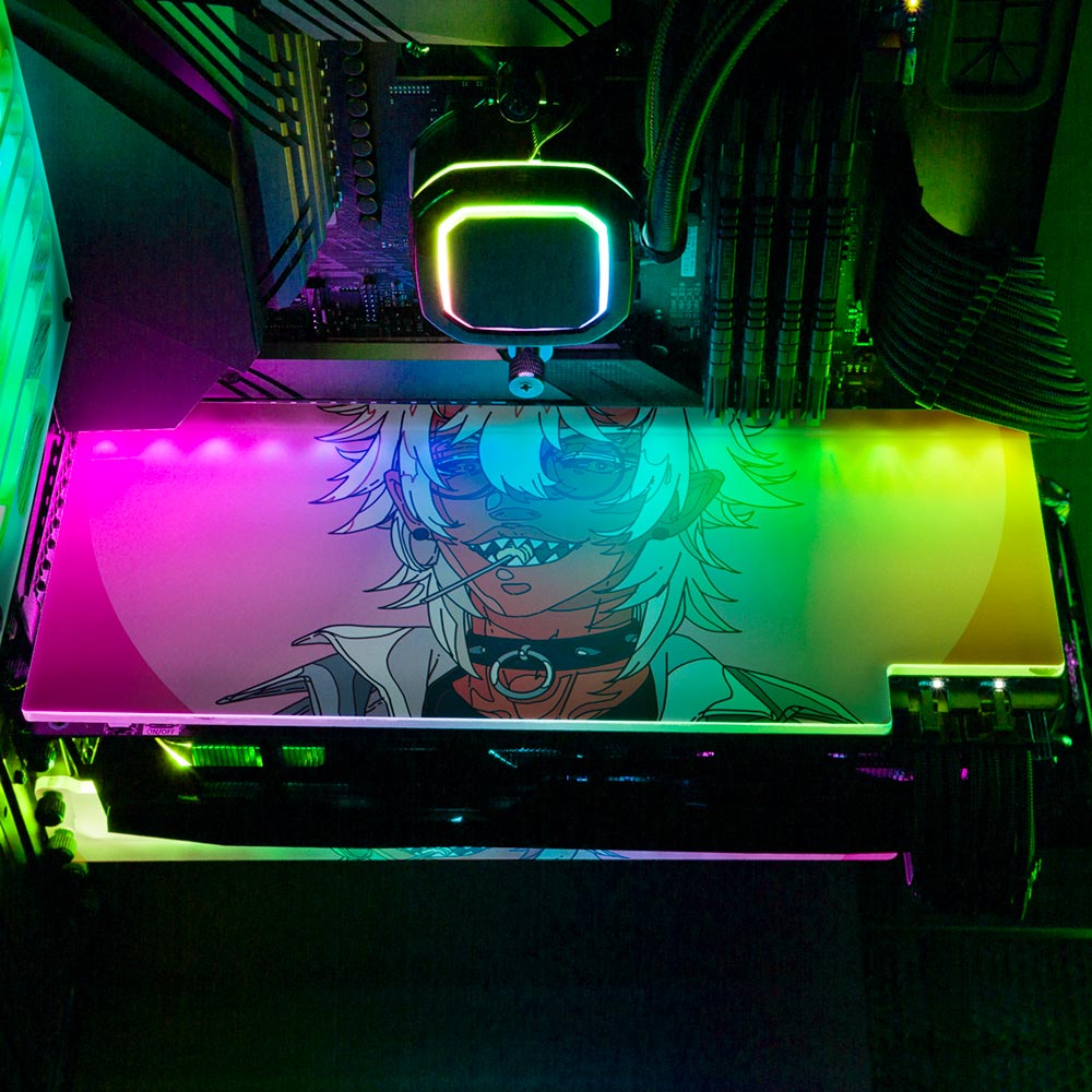 Sweet Tooth RGB GPU Backplate - Kuurakuu - V1Tech