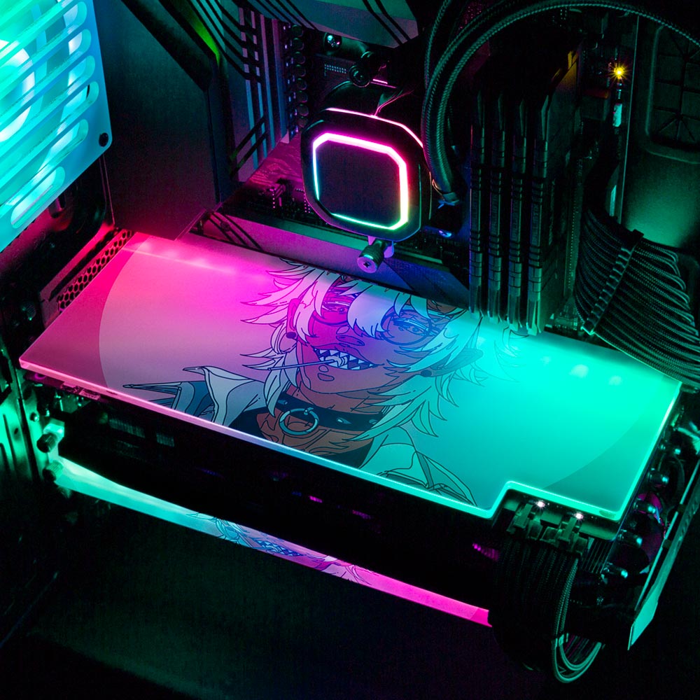 Sweet Tooth RGB GPU Backplate - Kuurakuu - V1Tech