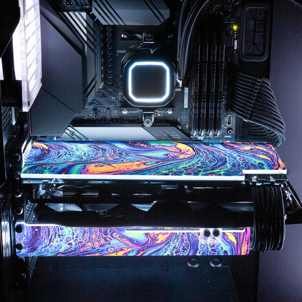 Sweetest Devotion RGB GPU Backplate - Geoglyser - V1Tech