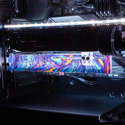 Sweetest Devotion RGB GPU Support Bracket - Geoglyser - V1Tech