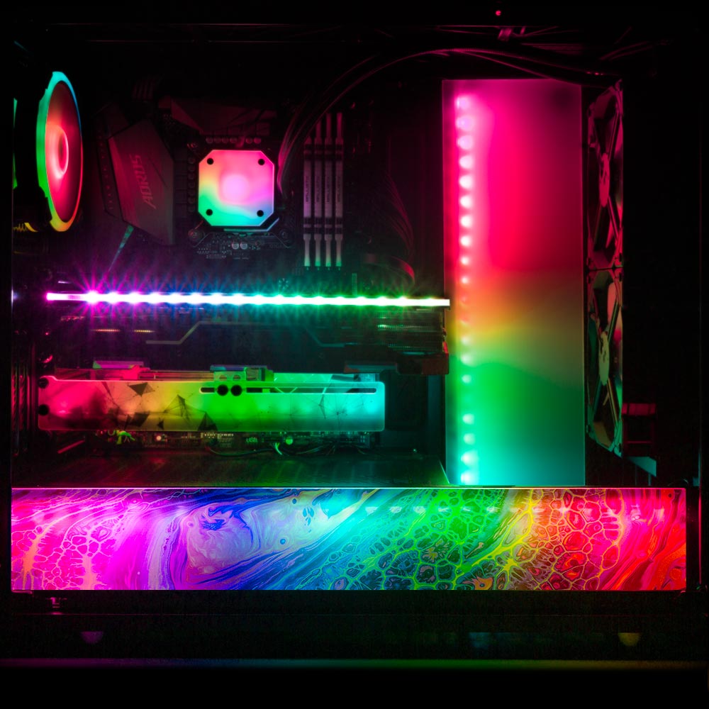 Sweetest Devotion RGB PSU Shroud Cover - Geoglyser - V1Tech