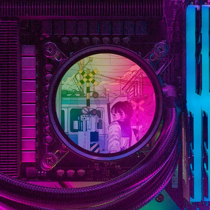 Take Me Home AIO Cover for DeepCool Castle 240EX 280EX 360EX Addressable RGB - Annicelric - V1Tech