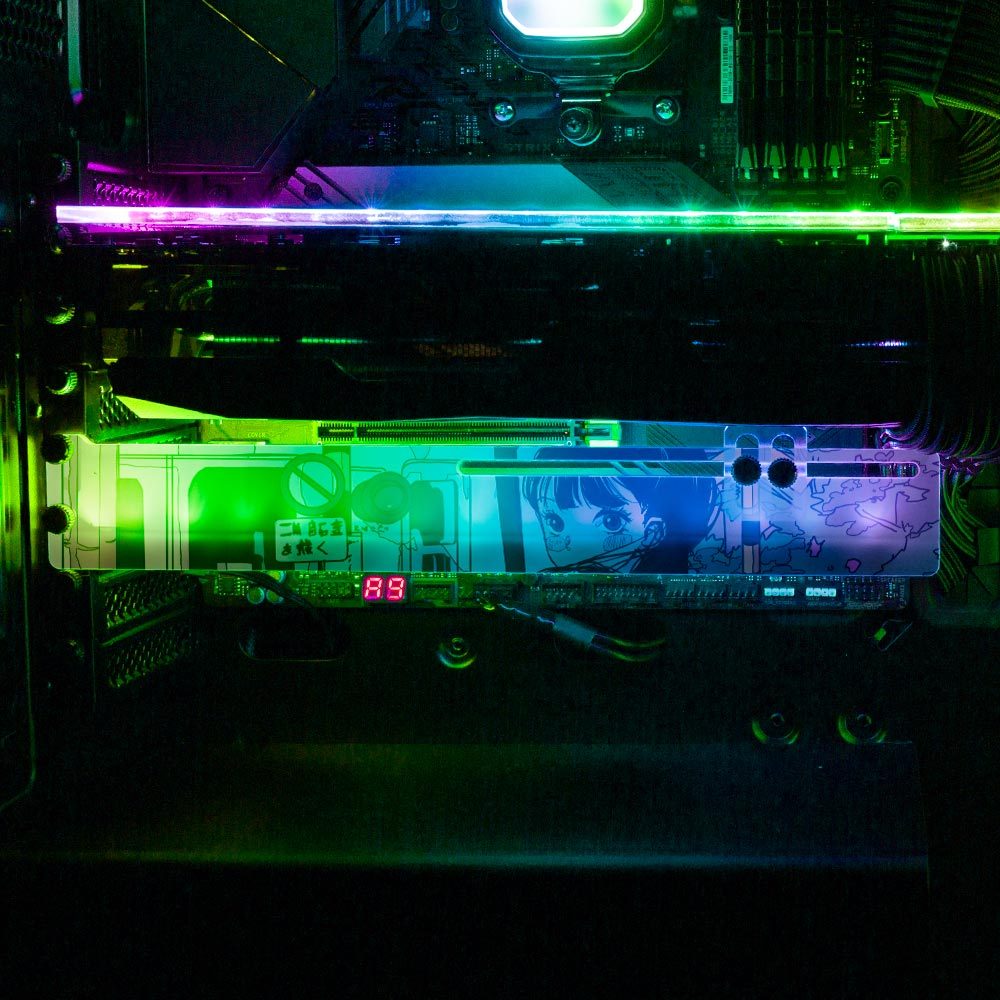 Take Me Home RGB GPU Support Bracket - Annicelric - V1Tech