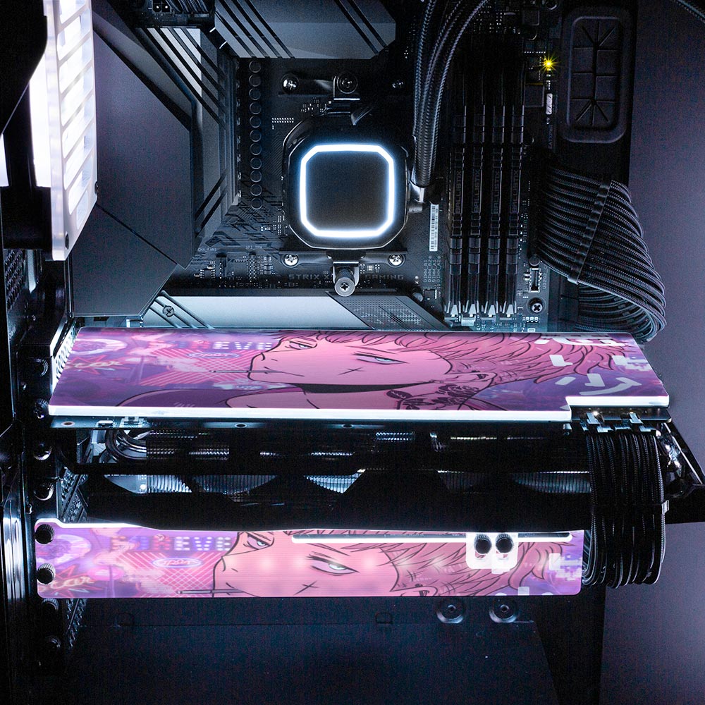 Tatted Up Anime RGB GPU Backplate - YacilArt - V1Tech