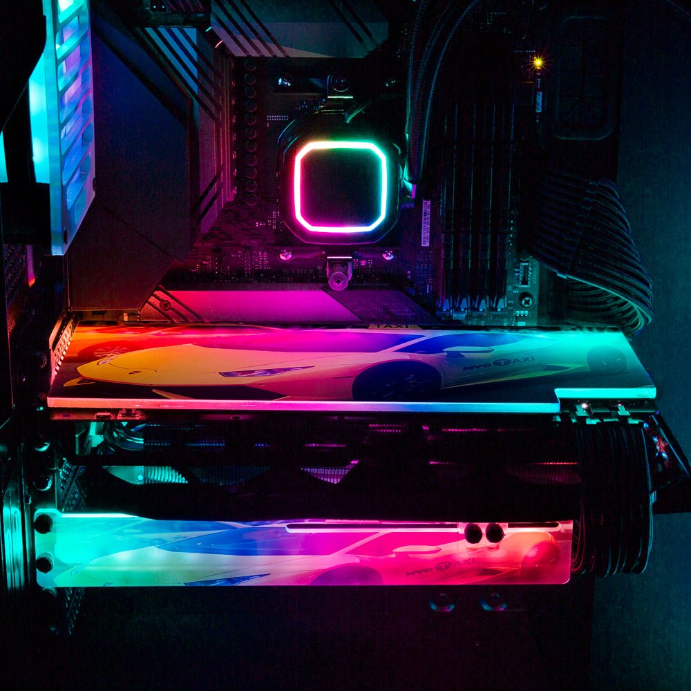 Taxi Lambo RGB GPU Backplate - Nogar007 - V1Tech