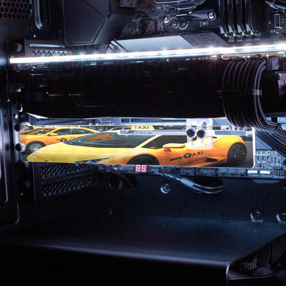 Taxi Lambo RGB GPU Support Bracket - Nogar007 - V1Tech