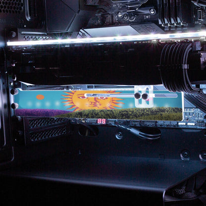 The Awakening of the Sun RGB GPU Support Bracket - Spectacular.way - V1Tech