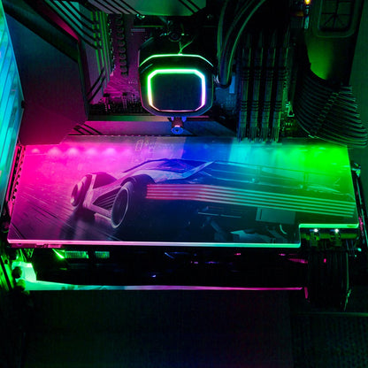 The Day RGB GPU Backplate - The Dizzy Viper - V1Tech