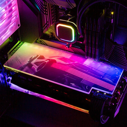 The Day RGB GPU Backplate - The Dizzy Viper - V1Tech