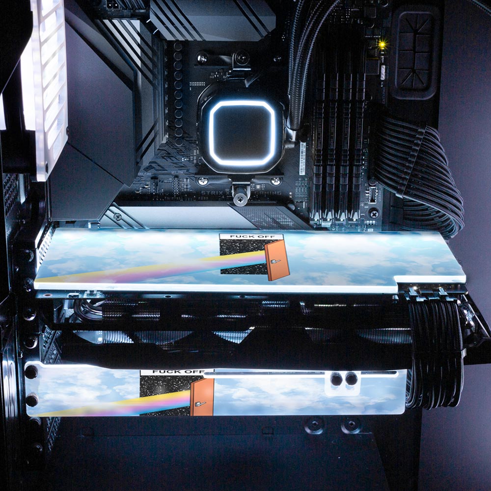 The Door RGB GPU Backplate - Javilostcontrol - V1Tech