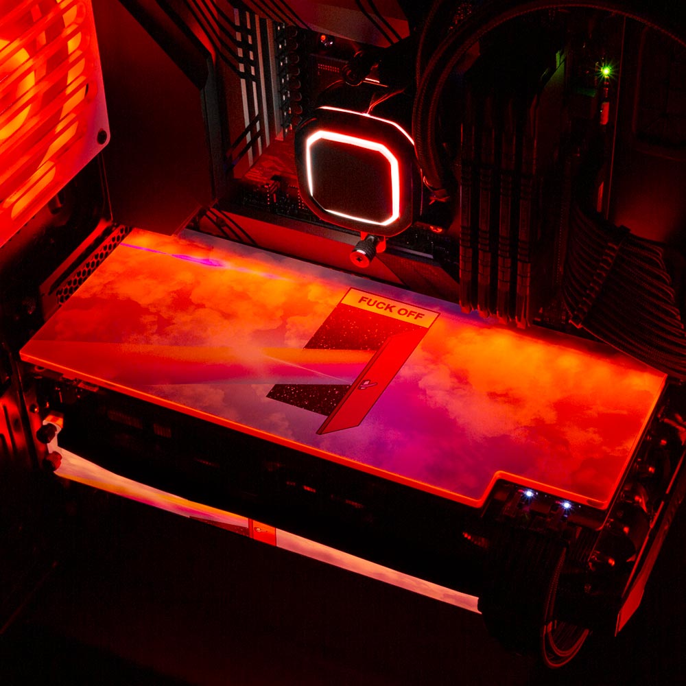 The Door RGB GPU Backplate - Javilostcontrol - V1Tech