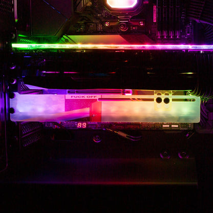 The Door RGB GPU Support Bracket - Javilostcontrol - V1Tech