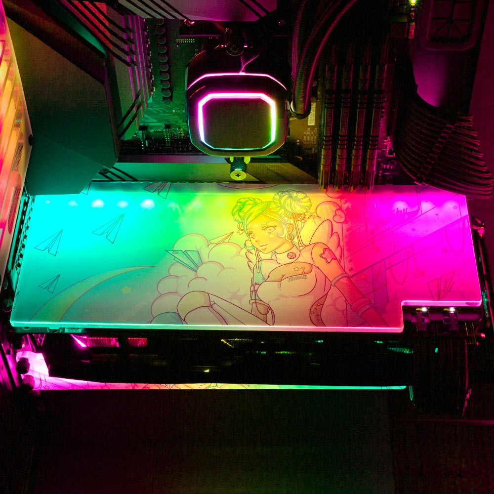 The Dreamer RGB GPU Backplate - Piumeli - V1Tech