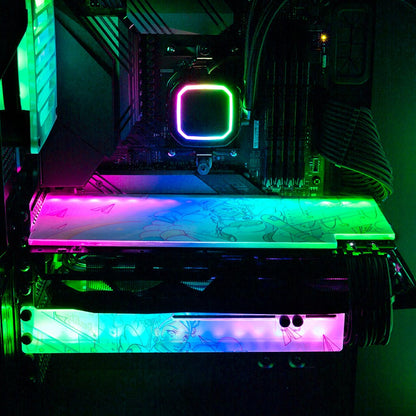 The Dreamer RGB GPU Support Bracket - Piumeli - V1Tech