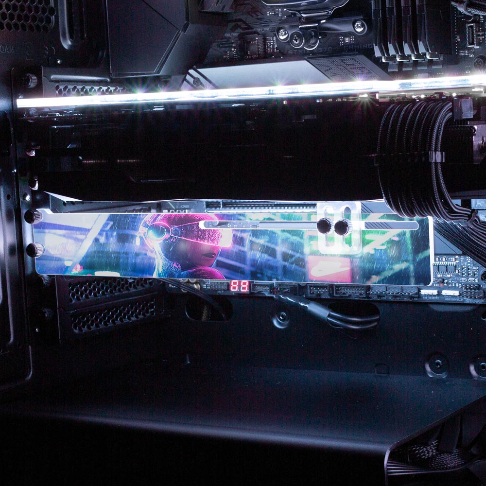 The Executioner RGB GPU Support Bracket - Dan Giuz - V1Tech