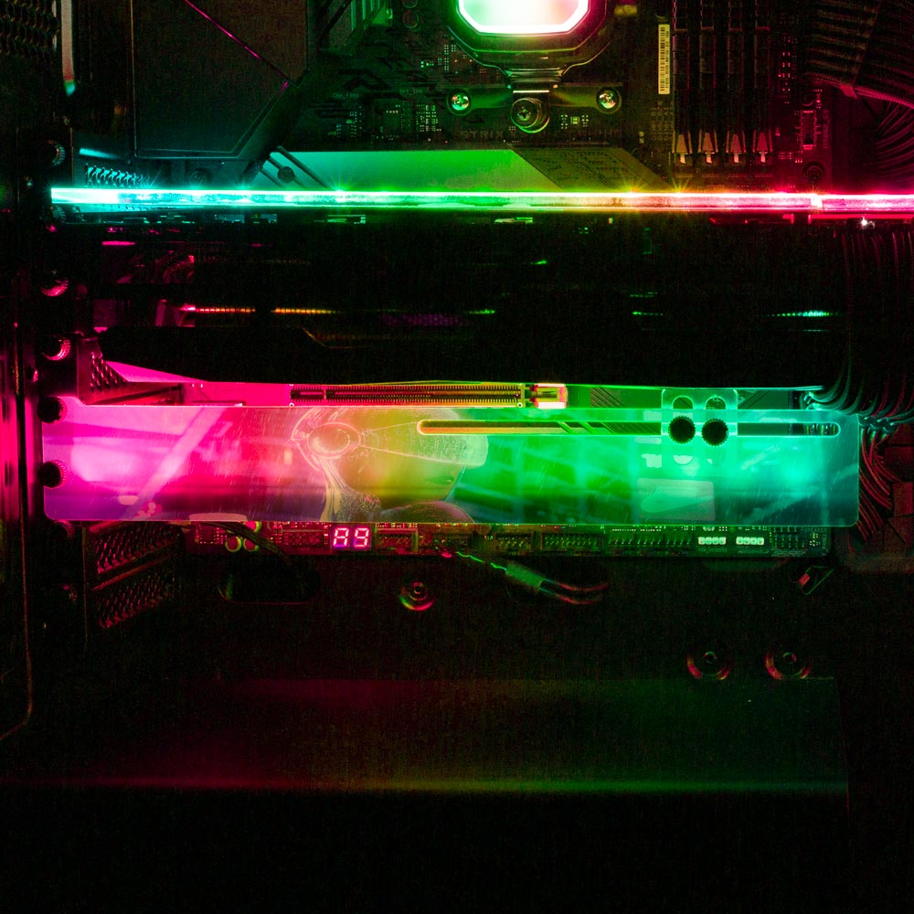 The Executioner RGB GPU Support Bracket - Dan Giuz - V1Tech