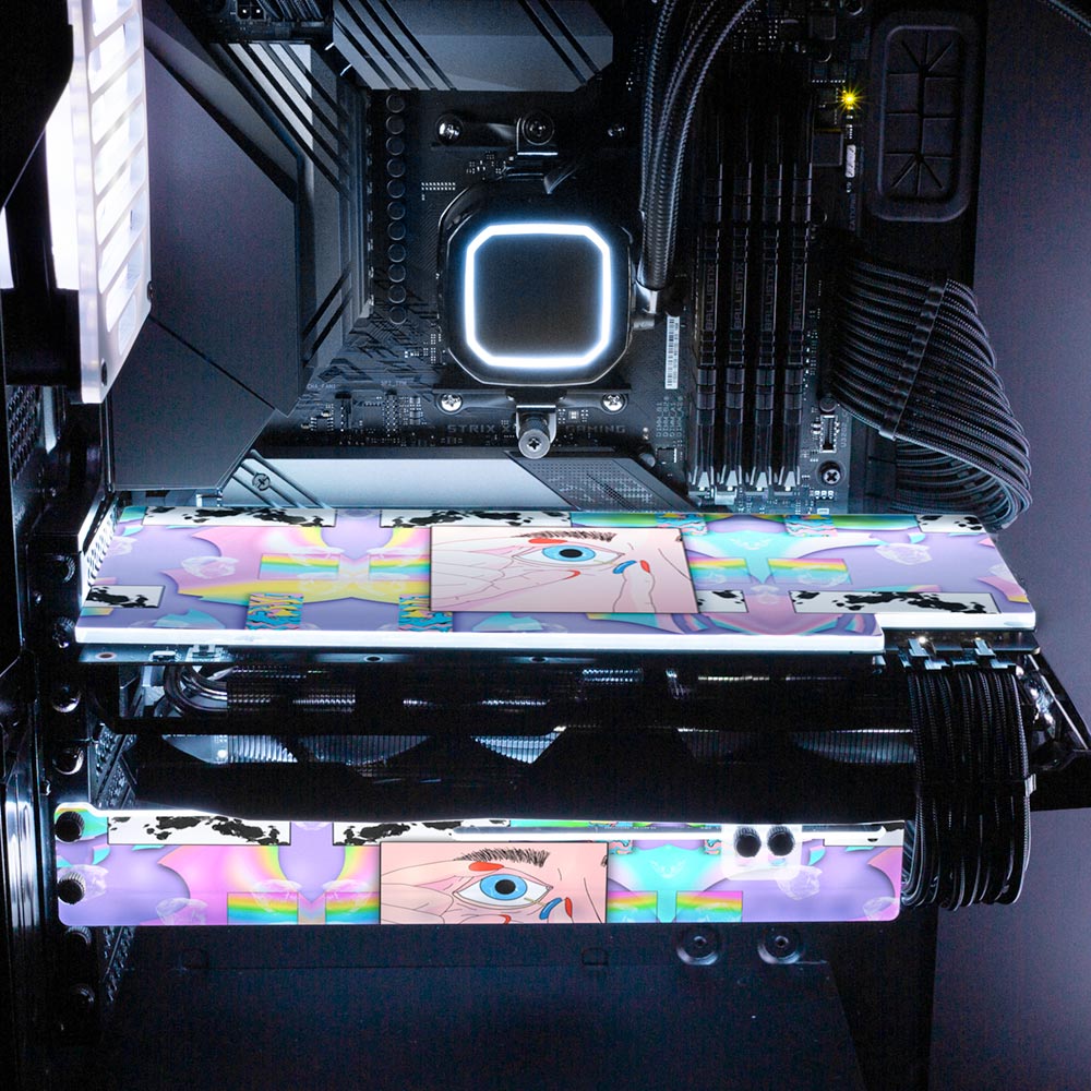 The Eye RGB GPU Backplate - Javilostcontrol - V1Tech