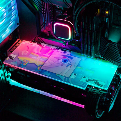 The Eye RGB GPU Backplate - Javilostcontrol - V1Tech