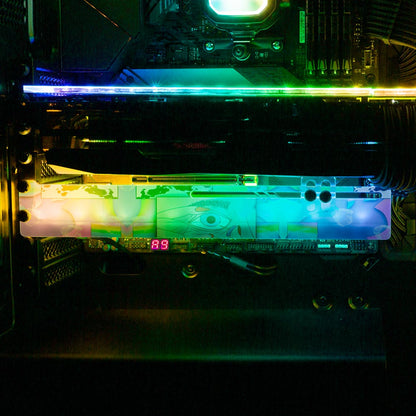 The Eye RGB GPU Support Bracket - Javilostcontrol - V1Tech