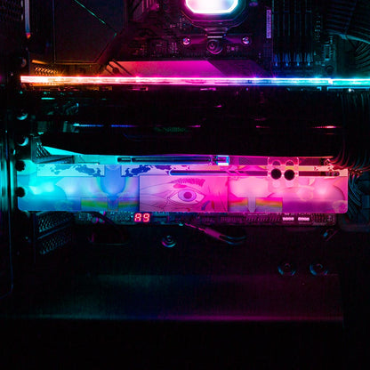 The Eye RGB GPU Support Bracket - Javilostcontrol - V1Tech