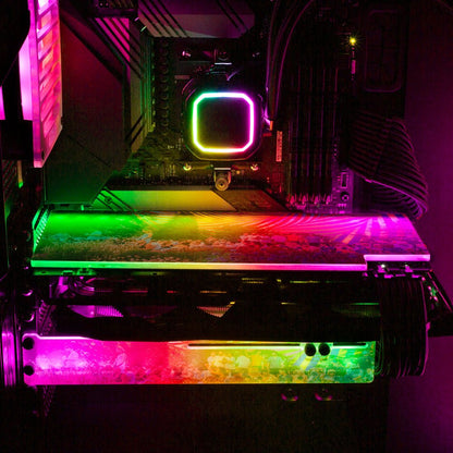 The Gardens RGB GPU Backplate - Gabrielle Salonga - V1Tech