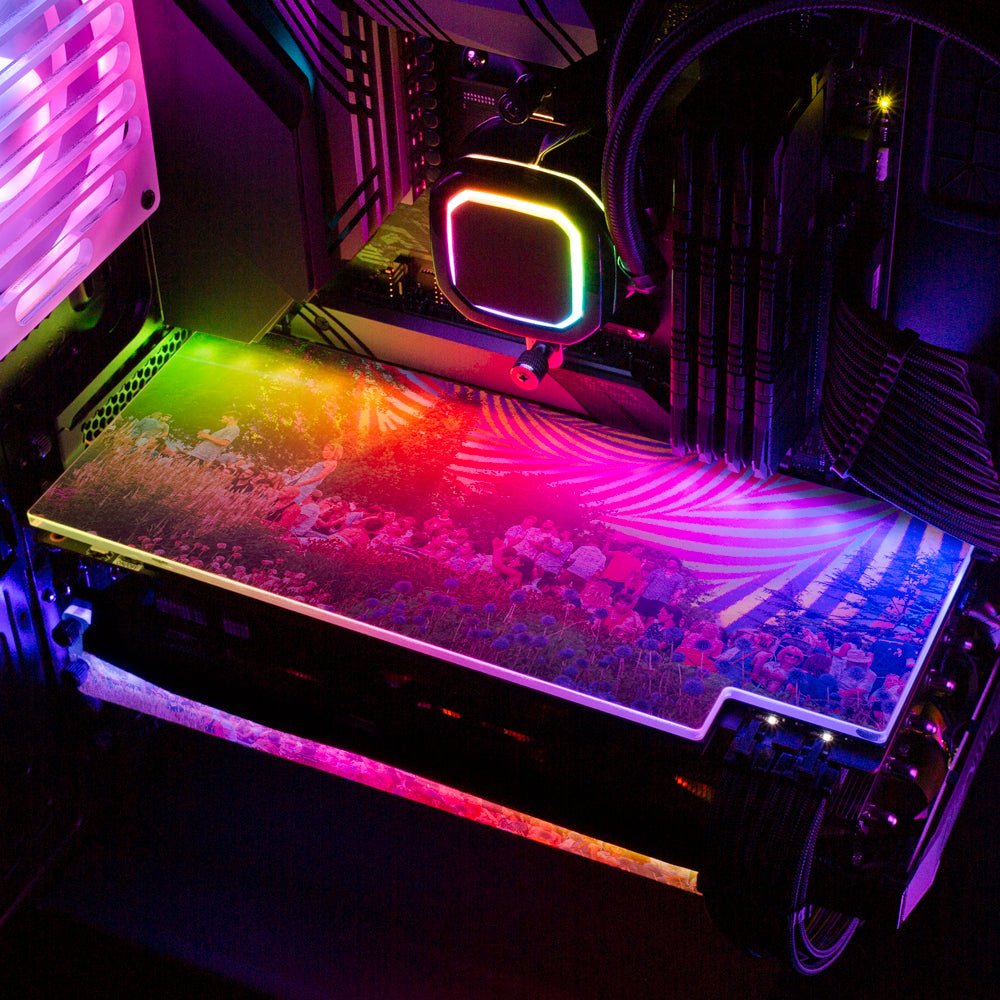 The Gardens RGB GPU Backplate - Gabrielle Salonga - V1Tech